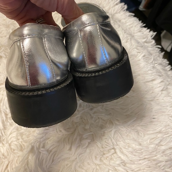 Silver loafers from Zara size 40 - Picture 5 of 7